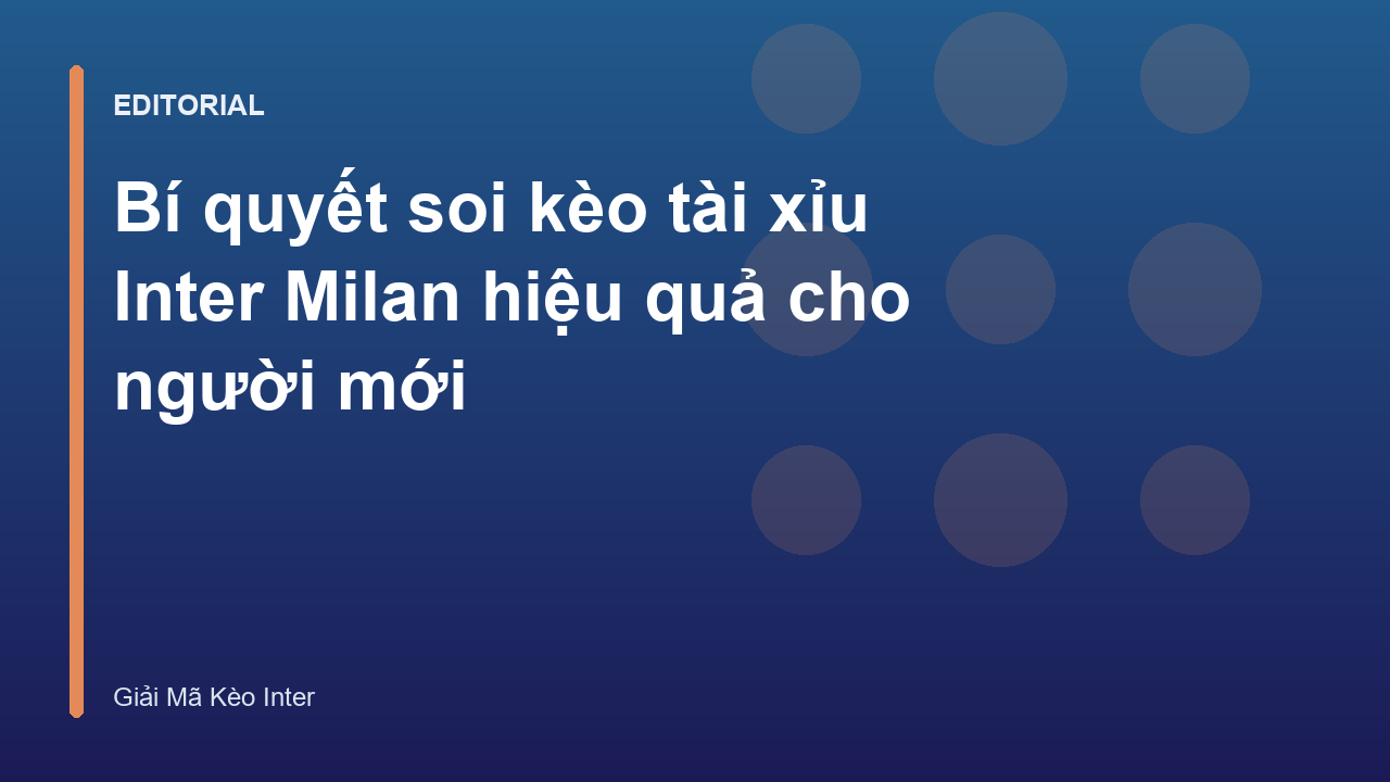 Phân tích soi kèo tài xỉu Inter Milan tại Serie A